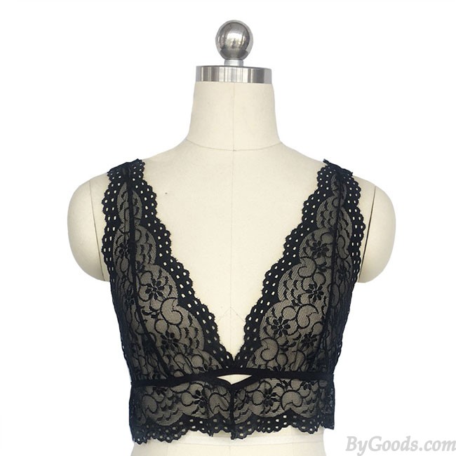 Sexy La Perspective Dentelle Soutien Gorge Intime Femmes Lingerie Camisoles Soutien Gorge