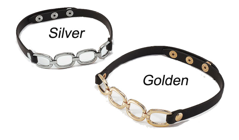 Punk Chain Splice Harajuku Hip Hop Leather Necklace Nightclub Bracelet Accessories Gothic Adjustable Women's Collars Choker