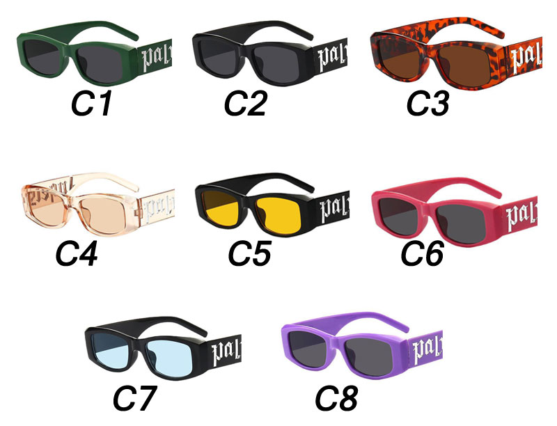 Trendy Wide Hollow Letter Glasses Frames Polarized Sunnies For Driving Sun UV Protection Women's Sunglasses