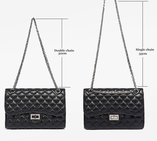 Fashion Rhombus Chain Mirror Handbag Shoulder Bag