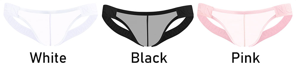 Sexy Men's Sheer Low-Rise Mesh Ultra Thin Breathable Pride Sissy Underwear Triangle Lingerie Fetish Gay Thong