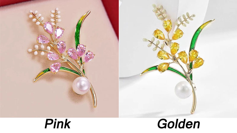 Pearl Flower Bouquet Wheat Ears Crystal Shawl Pins Clips Coats Jackets Sweaters Accessories Corsage Banquet Women's Brooch
