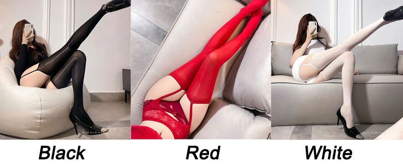 Sexy Smooth Glossy Snag-Proof Stocking Leggings Socks Elastic Stretch Tights Suspender Pantyhose