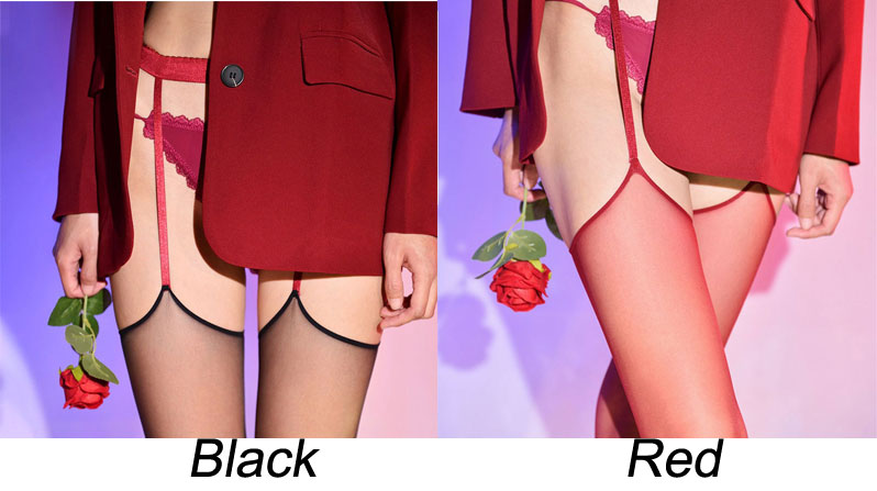 Sexy Ultra Thin Sheer Garter Belt Tights Leggings Socks Anti-slip Elastic Stocking Thigh High Women's Pantyhose