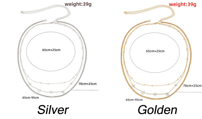 Punk Multi-Layer Body Jewelry Beach Swimsuit Accessories For Girls Belly Chains Women's Waist Chain 