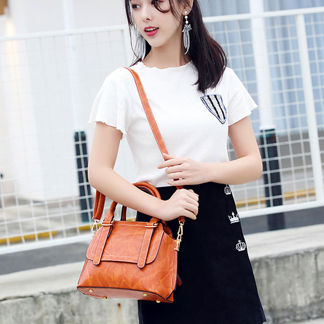 Fashion Women's Motorcycle Bag Portable Messenger Shoulder Bag Handbag