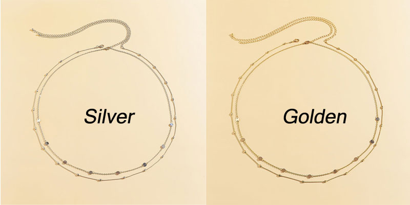 New Double Layer Beaded Piece Body Jewelry Beach Swim Accessories For Women Girls Waist Chain Summer Belly Chains