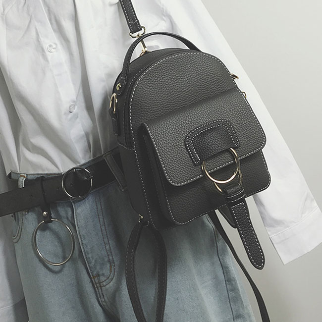 Fresh Multi-function Shoulder Bag Small Girl's Backpack